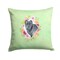 Caroline's Treasures Cane Corso Green Flowers Fabric Decorative Pillow